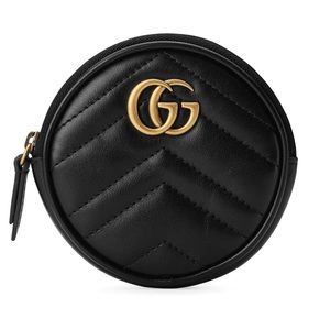 Brand New, Authentic, Gucci GG Marmont Purse Black